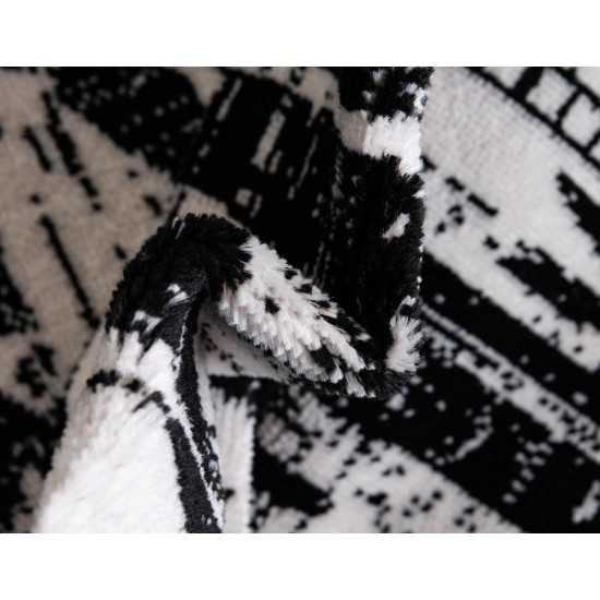 Rug Unique Loom Portland White Runner 2' 2 x 6' 0