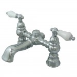 Kingston Brass Vintage 7-Inch Deck Mount Tub Faucet, Polished Chrome