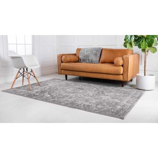 Rug Unique Loom Portland Light Gray Rectangular 10' 0 x 14' 0