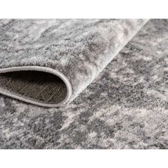 Rug Unique Loom Portland Light Gray Rectangular 10' 0 x 14' 0
