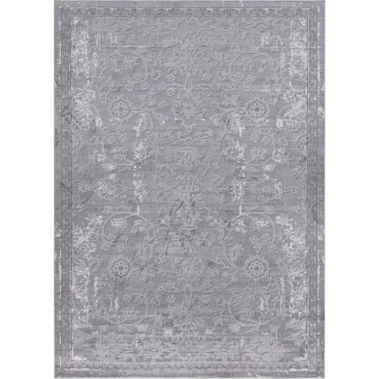 Rug Unique Loom Portland Gray Rectangular 10' 0 x 14' 0