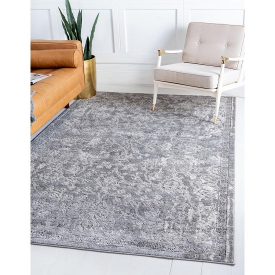 Rug Unique Loom Portland Gray Rectangular 10' 0 x 14' 0