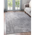 Rug Unique Loom Portland Light Gray Rectangular 10' 0 x 14' 0