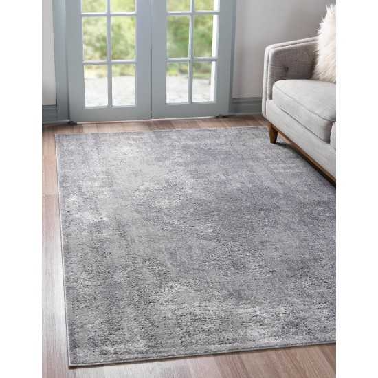 Rug Unique Loom Portland Light Gray Rectangular 10' 0 x 14' 0