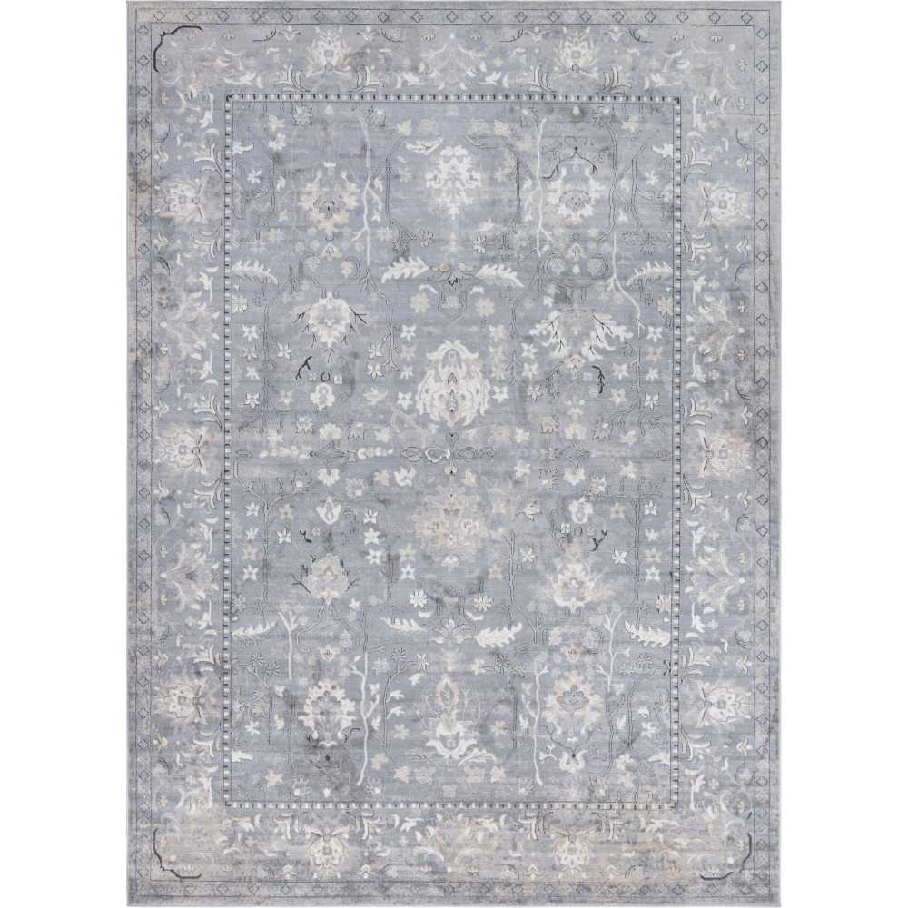 Rug Unique Loom Portland Gray Rectangular 10' 0 x 14' 0