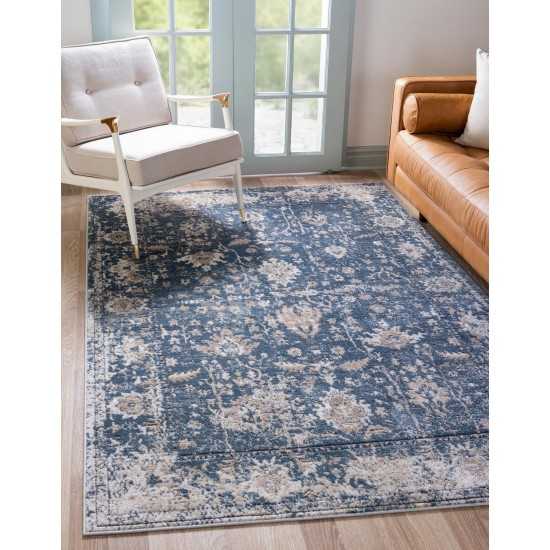 Rug Unique Loom Portland Blue Rectangular 10' 0 x 14' 0