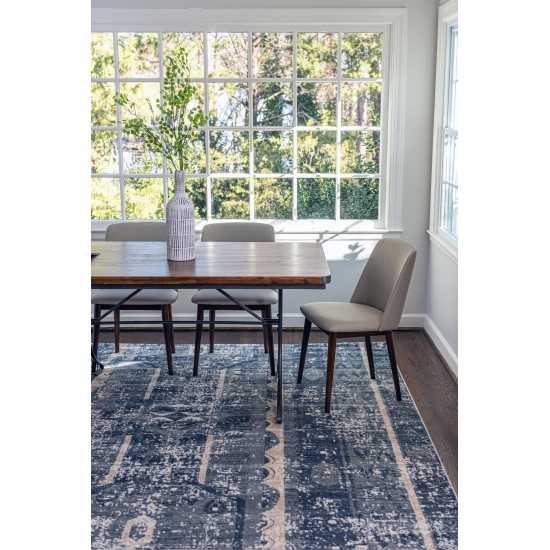 Rug Unique Loom Portland Blue Rectangular 10' 0 x 14' 0