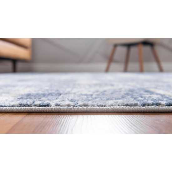 Rug Unique Loom Portland Blue Rectangular 10' 0 x 14' 0