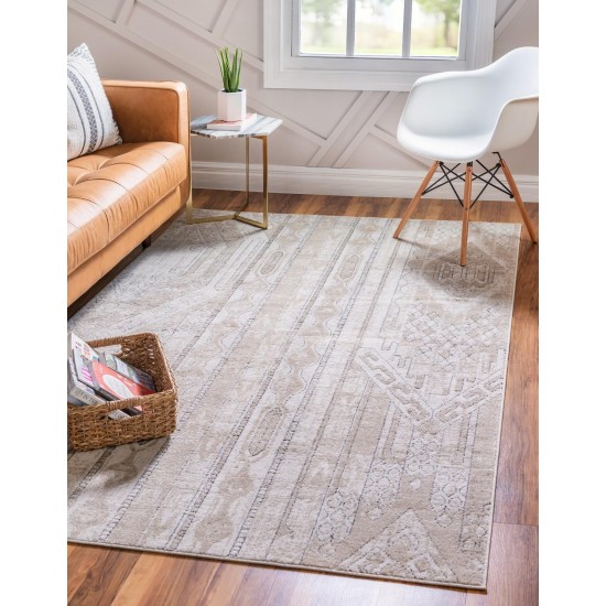 Rug Unique Loom Portland Tan Rectangular 10' 0 x 14' 0