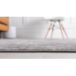 Rug Unique Loom Portland Light Gray Rectangular 10' 0 x 13' 0