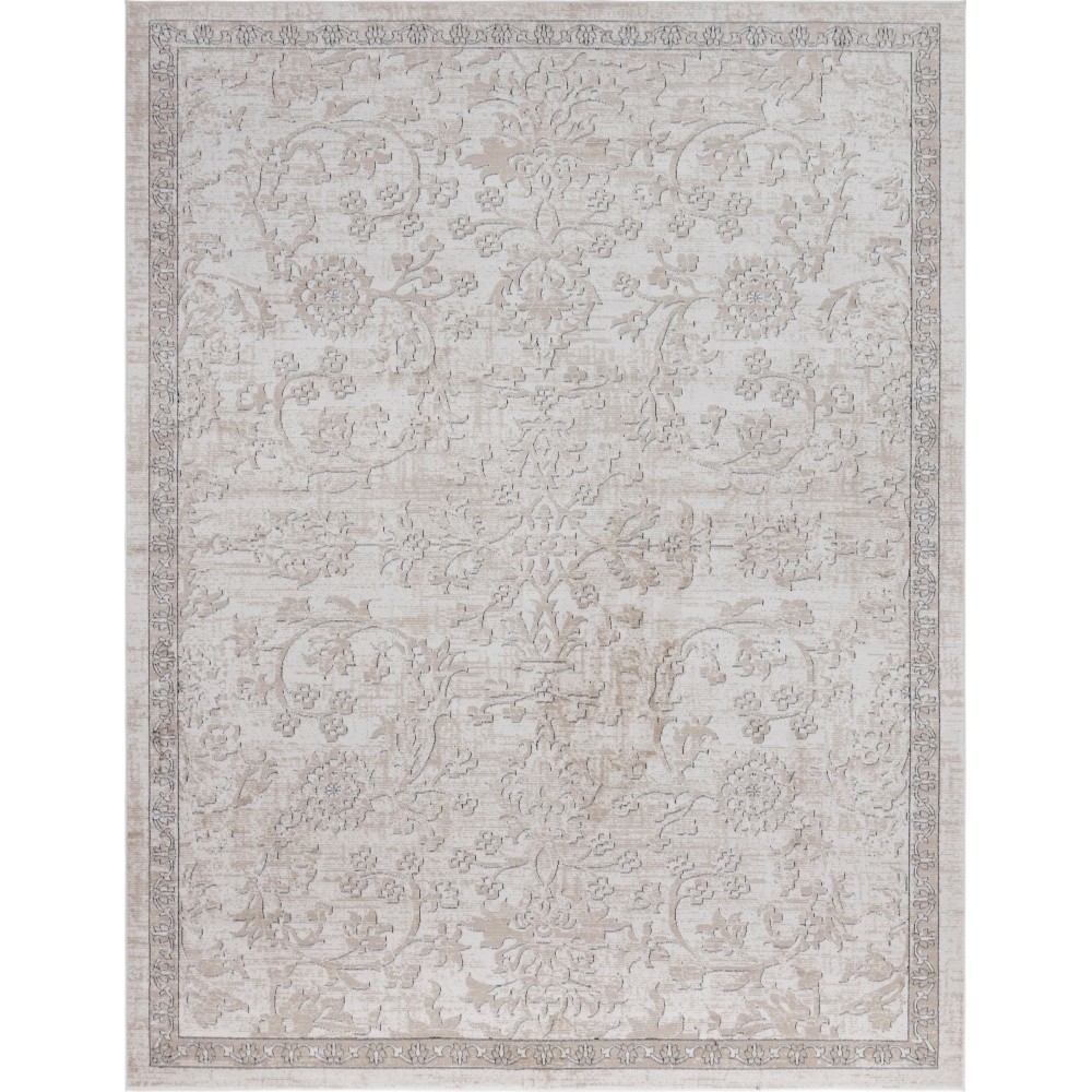 Rug Unique Loom Portland Ivory Rectangular 10' 0 x 13' 0