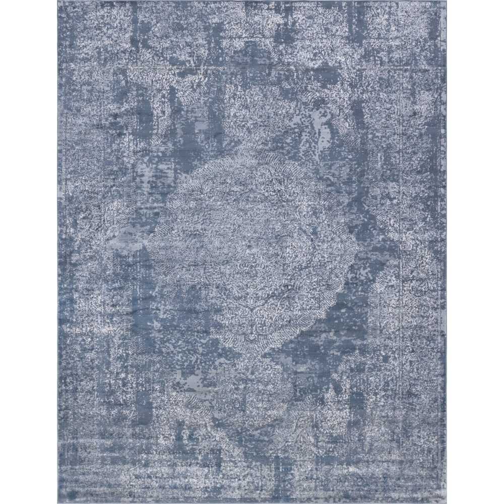 Rug Unique Loom Portland Blue Rectangular 10' 0 x 13' 0 Rug Unique Loom Portland Blue Rectangular 10' 0 x 13' 0