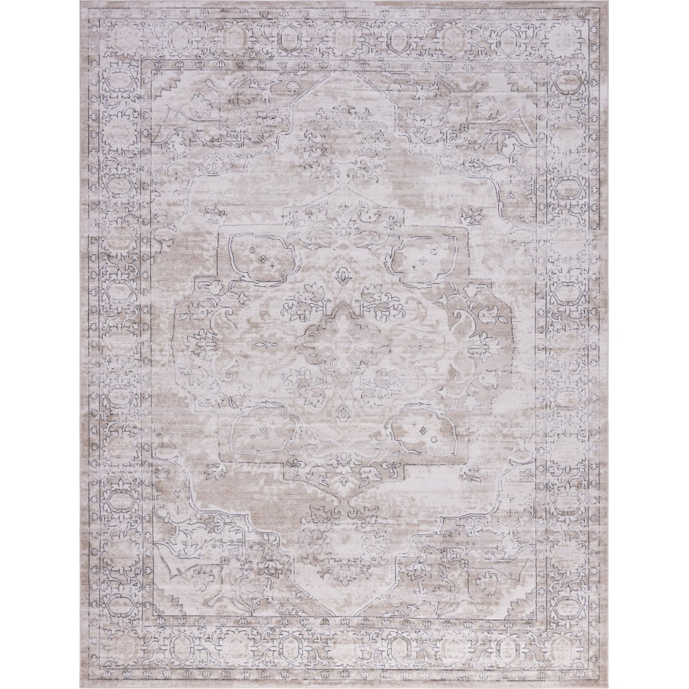 Rug Unique Loom Portland Beige Rectangular 10' 0 x 13' 0