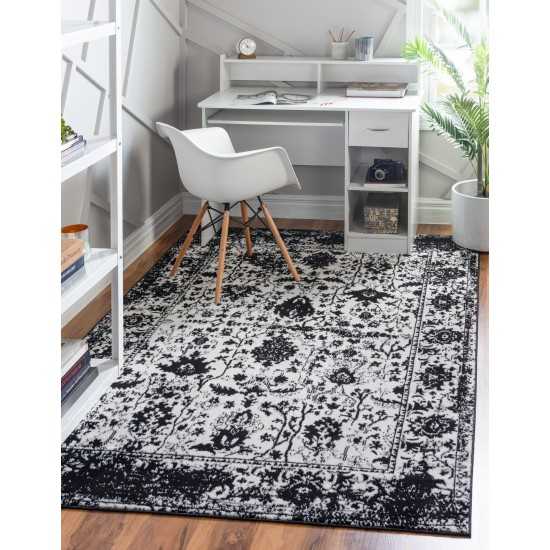 Rug Unique Loom Portland White Rectangular 10' 0 x 13' 0