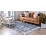 Rug Unique Loom Portland Blue Rectangular 10' 0 x 13' 0