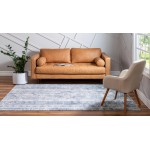 Rug Unique Loom Portland Blue Rectangular 10' 0 x 13' 0
