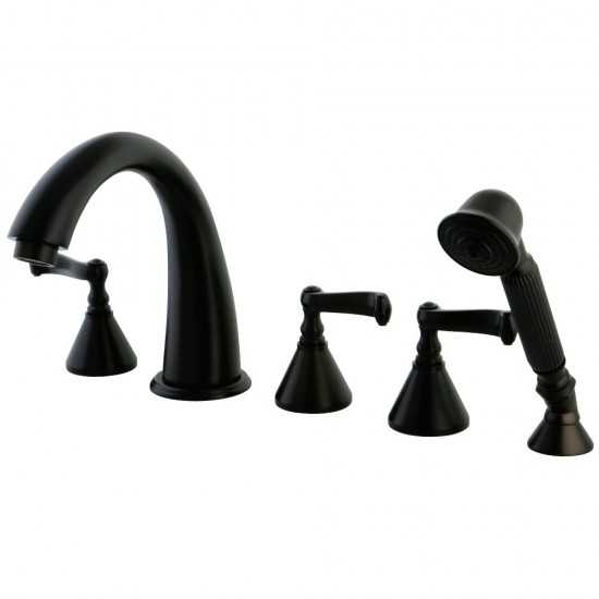 Kingston Brass Roman Tub Faucet with Hand Shower, Oil Rubbed Bronze