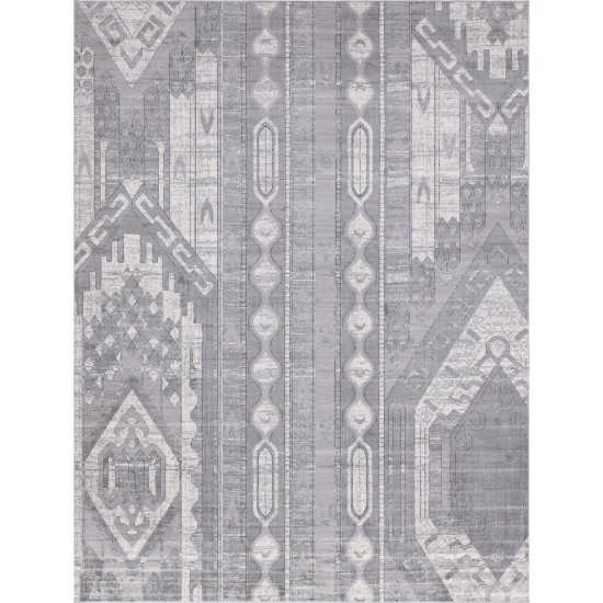 Rug Unique Loom Portland Gray Rectangular 10' 0 x 13' 0