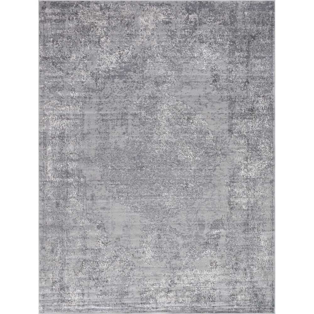 Rug Unique Loom Portland Light Gray Rectangular 9' 0 x 12' 0 Rug Unique Loom Portland Light Gray Rectangular 9' 0 x 12' 0