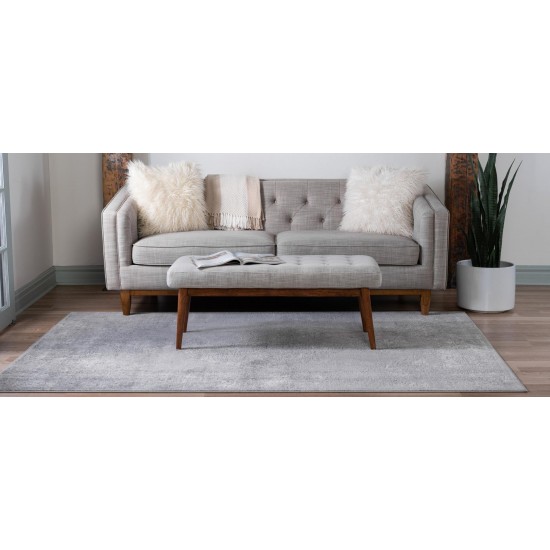 Rug Unique Loom Portland Light Gray Rectangular 9' 0 x 12' 0