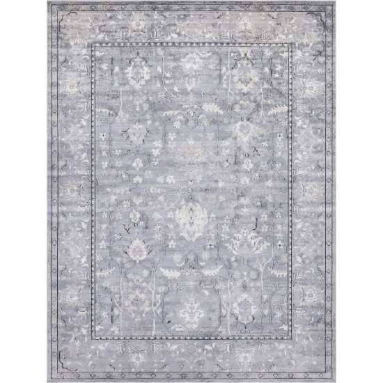 Rug Unique Loom Portland Gray Rectangular 9' 0 x 12' 0