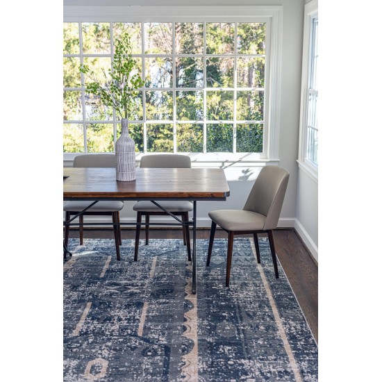 Rug Unique Loom Portland Blue Rectangular 9' 0 x 12' 0