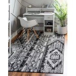 Rug Unique Loom Portland White Rectangular 9' 0 x 12' 0