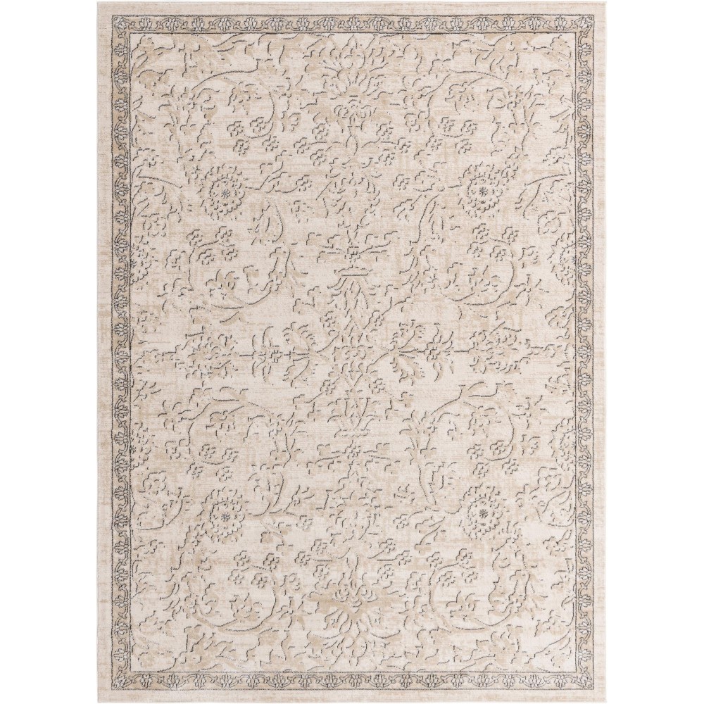 Rug Unique Loom Portland Ivory Rectangular 8' 0 x 11' 0 Rug Unique Loom Portland Ivory Rectangular 8' 0 x 11' 0