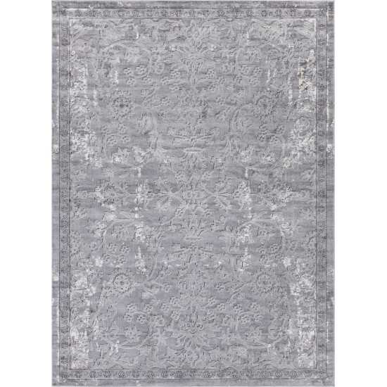 Rug Unique Loom Portland Gray Rectangular 8' 0 x 11' 0