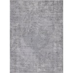 Rug Unique Loom Portland Light Gray Rectangular 8' 0 x 11' 0