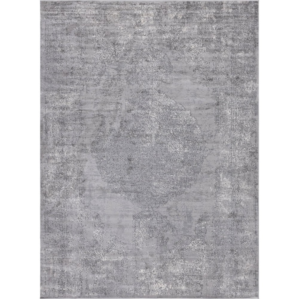 Rug Unique Loom Portland Light Gray Rectangular 8' 0 x 11' 0 Rug Unique Loom Portland Light Gray Rectangular 8' 0 x 11' 0