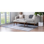 Rug Unique Loom Portland Blue Rectangular 8' 0 x 11' 0