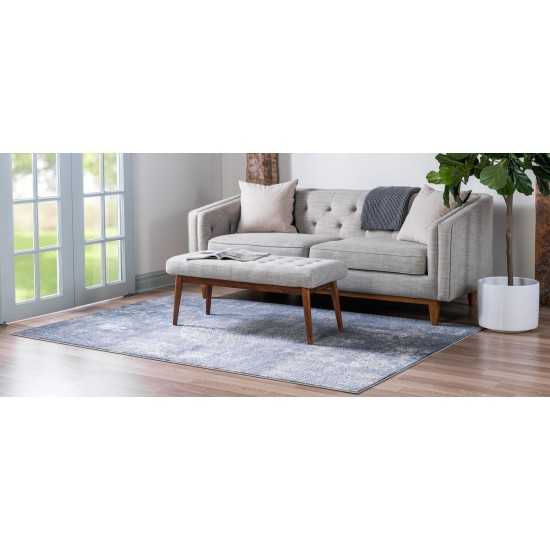 Rug Unique Loom Portland Blue Rectangular 8' 0 x 11' 0