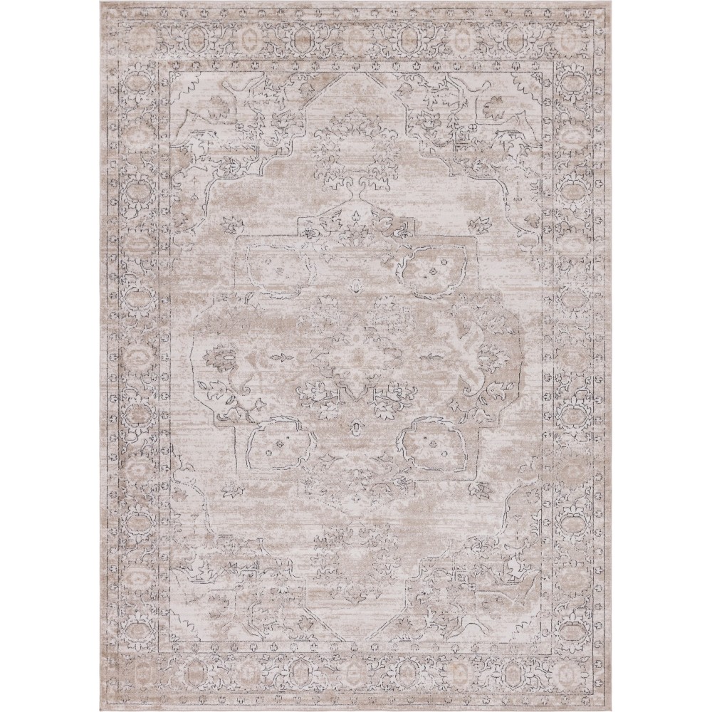 Rug Unique Loom Portland Beige Rectangular 8' 0 x 11' 0 Rug Unique Loom Portland Beige Rectangular 8' 0 x 11' 0