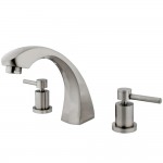 Kingston Brass Concord Roman Tub Faucet, Brushed Nickel