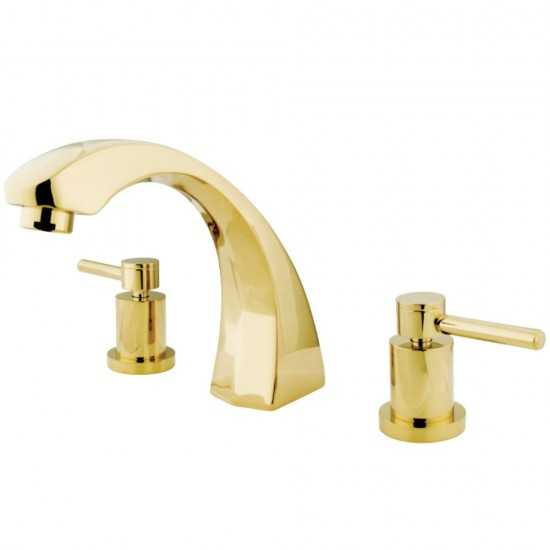 Kingston Brass Concord Roman Tub Faucet, Polished Brass