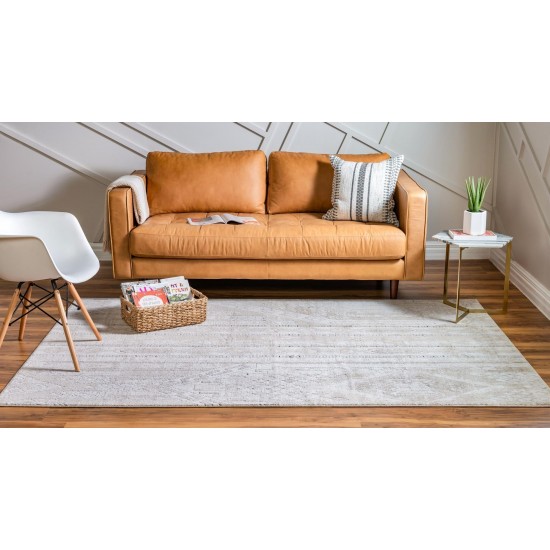 Rug Unique Loom Portland Tan Rectangular 7' 0 x 10' 0