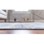 Rug Unique Loom Portland Blue Rectangular 7' 0 x 10' 0