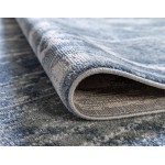 Rug Unique Loom Portland Blue Rectangular 7' 0 x 10' 0