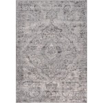 Rug Unique Loom Portland Light Gray Rectangular 6' 0 x 9' 0