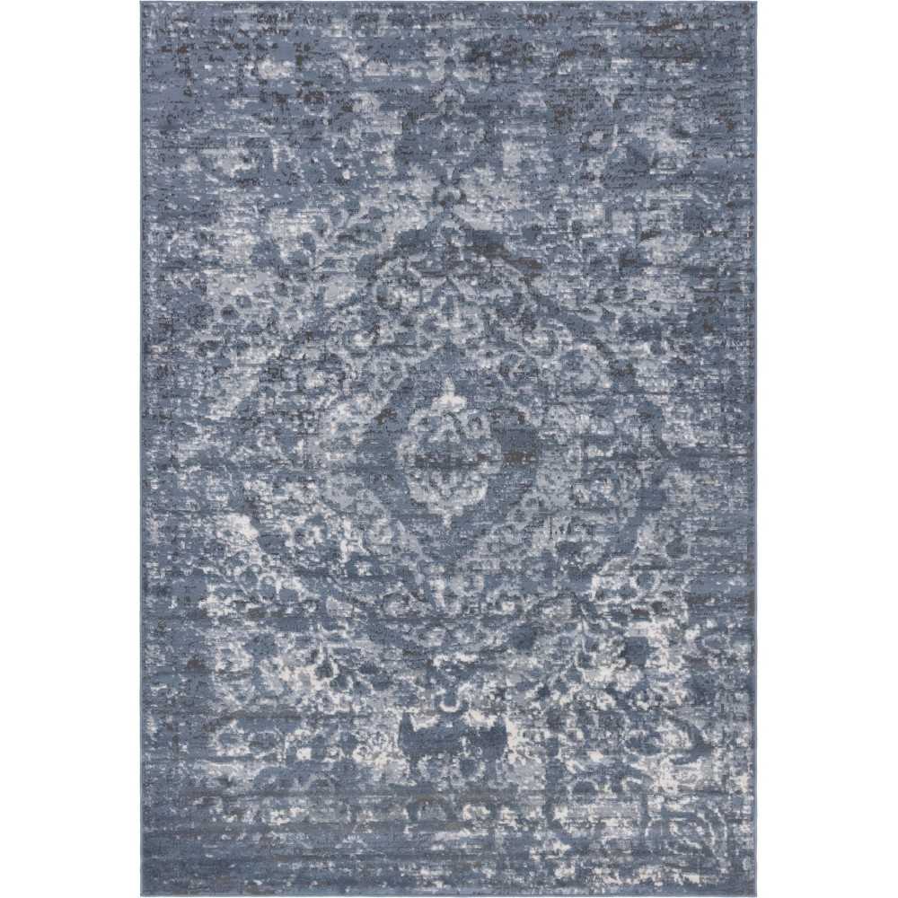 Rug Unique Loom Portland Blue Rectangular 6' 0 x 9' 0 Rug Unique Loom Portland Blue Rectangular 6' 0 x 9' 0