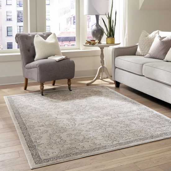 Rug Unique Loom Portland Ivory Rectangular 6' 0 x 9' 0