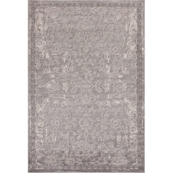 Rug Unique Loom Portland Gray Rectangular 6' 0 x 9' 0