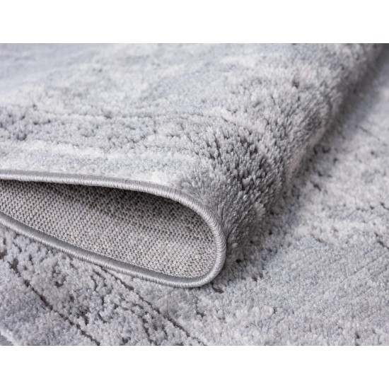 Rug Unique Loom Portland Gray Rectangular 6' 0 x 9' 0