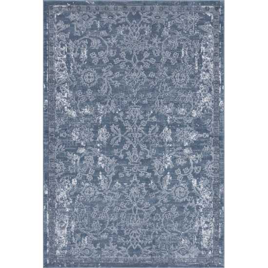 Rug Unique Loom Portland Blue Rectangular 6' 0 x 9' 0