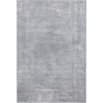 Rug Unique Loom Portland Light Gray Rectangular 6' 0 x 9' 0