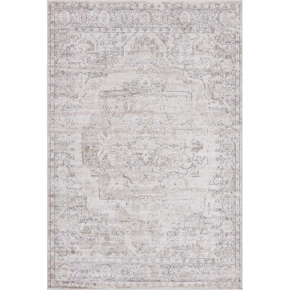Rug Unique Loom Portland Beige Rectangular 6' 0 x 9' 0 Rug Unique Loom Portland Beige Rectangular 6' 0 x 9' 0