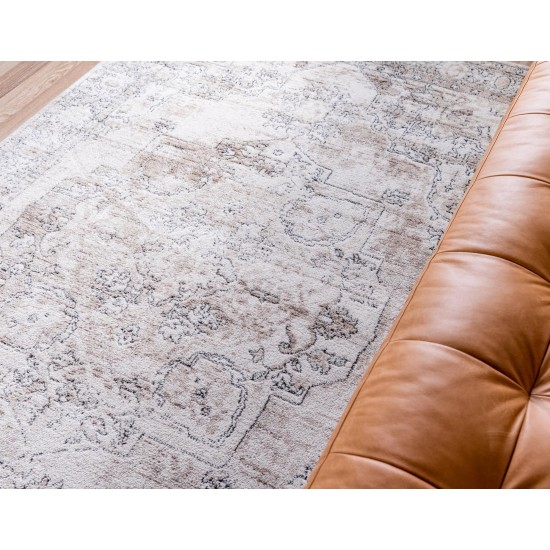 Rug Unique Loom Portland Beige Rectangular 6' 0 x 9' 0