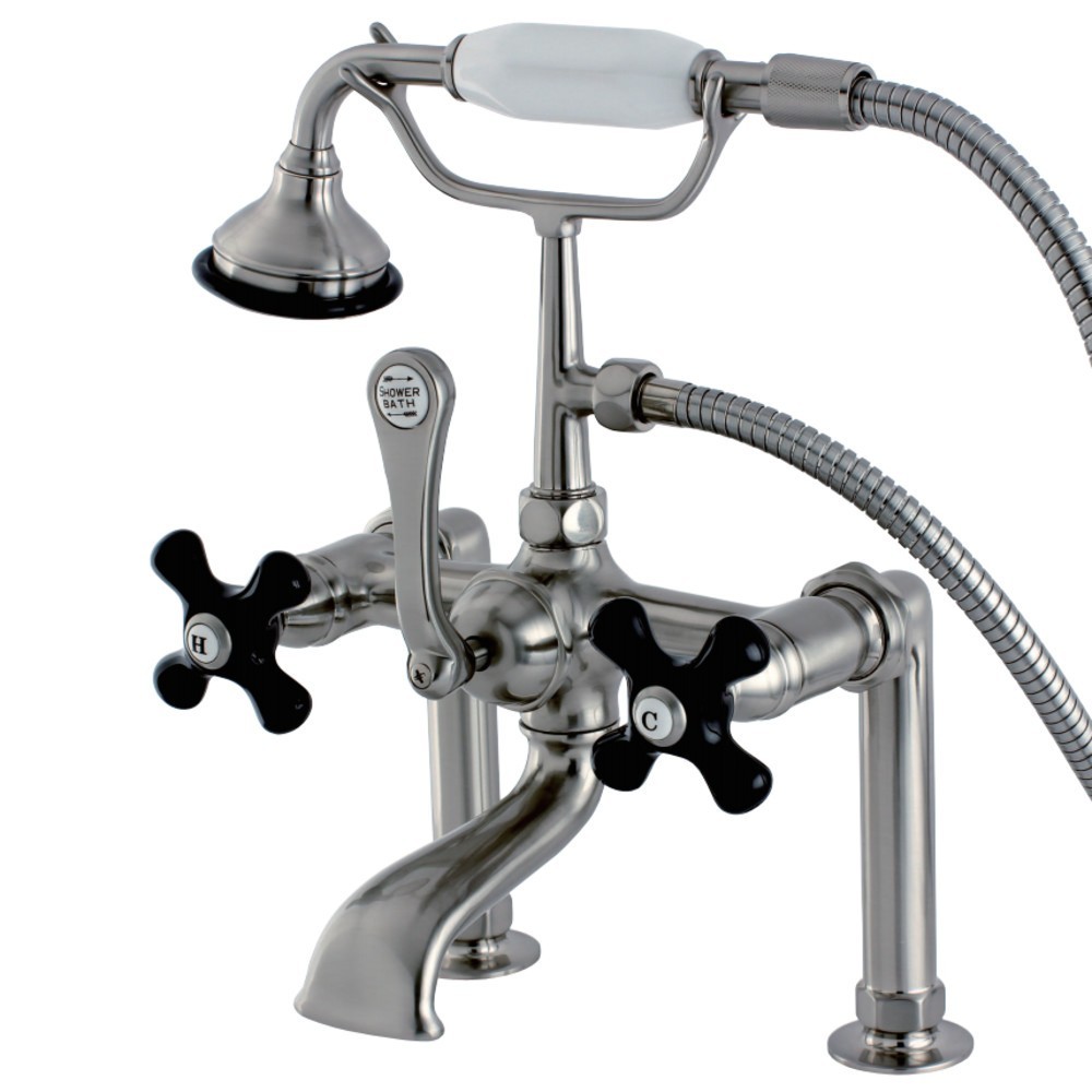 Aqua Vintage Duchess Deck Mount Clawfoot Tub Faucet, Brushed Nickel Aqua Vintage Duchess Deck Mount Clawfoot Tub Faucet, Brushed Nickel