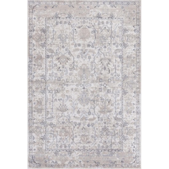 Rug Unique Loom Portland Ivory Rectangular 6' 0 x 9' 0